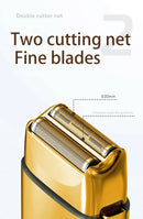 Kemei All-metal Electric Shaver Men Electric Razor Rechargeable Beard Shaver Floating Hair Trimmer Face Care Shaving Machine