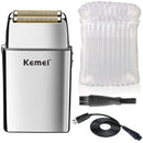 Kemei Tx5 Pro Metal Housing Barber Shop Hair Electric Shaver For Men Beard Bald Head Shaving Machine Rechargeable Electric Razor