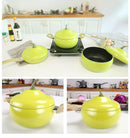 Fruit Style Non-stick Aluminum Skillet Frying Pan Soup Milk Cooking Kitchen Cookware Pot Set Suitable Gas and Induction Cooker
