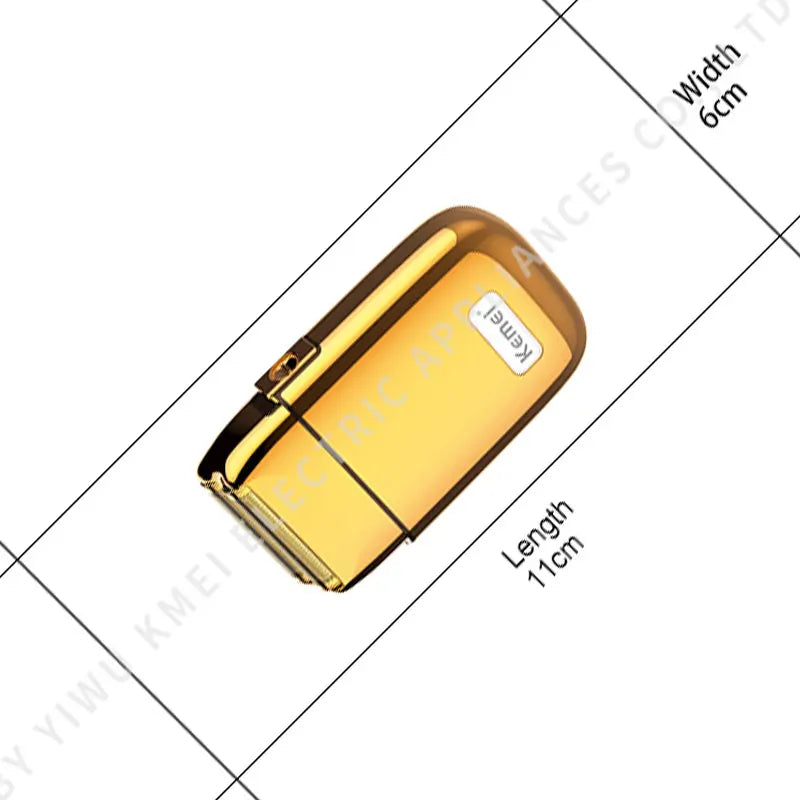 Kemei Tx1 Full Metal Electric Shaver For Men Hair Beard Electric Razor Bald Head Shaving Machine Finishing Fades Rechargeable