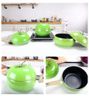 Fruit Style Non-stick Aluminum Skillet Frying Pan Soup Milk Cooking Kitchen Cookware Pot Set Suitable Gas and Induction Cooker