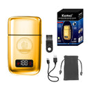 Kemei All-metal Electric Shaver Men Electric Razor Rechargeable Beard Shaver Floating Hair Trimmer Face Care Shaving Machine