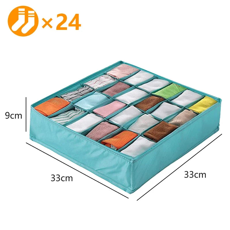 Organizador de sutiã esportivo, caixa de armazenamento de roupas íntimas,