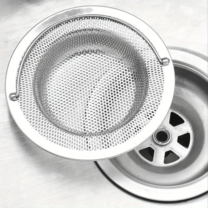 Premium Stainless Steel Kitchen Sink Strainers Anti-Clogging Mesh Drain Stoppers with Deep Baskets,Dishwasher Safe