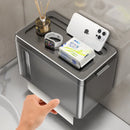 Bathroom Accessories Paper Towel Dispenser Wall Tissue Dispenser Paper Towel Holder Punch Free Towel Dispenser for Toilet