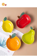 Fruit Shape Sauce Dish Ceramic Seasoning Dipping Bowl Ketchup Soy Vinegar Dip Dish Fruit Salad Butter Plate Tableware Decoration