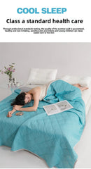 Grade A Cooling Blanket for Bed Soft Breathable King Size Summer Quilt Queen  Air Condition Comforter Lightweight Cool Duvet