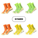 Free Shipping Kit 6 Football Socks High Quality Non-slip Cotton Sports Socks Send Immediately