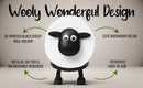 1pcs Sheep Toilet Roll Holder - Funny Toilet Paper Holder Free Standing Bathroom Set - 3D Printed Black Sheep Loo Roll Holder