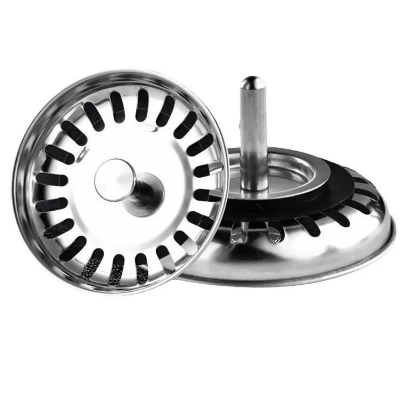 Kitchen Sink Sewer Strainer Basin Drain Stopper Stainless Steel Sink Waste Plug Filter Anti-clog Floor Drain Kitchen Accessories