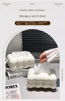 Cloud Design Tissue Boxes Storage Napkin Holder Paper Case Organizer Ornament Craft Desktop Tissue Holder Kitchen Tissue Box