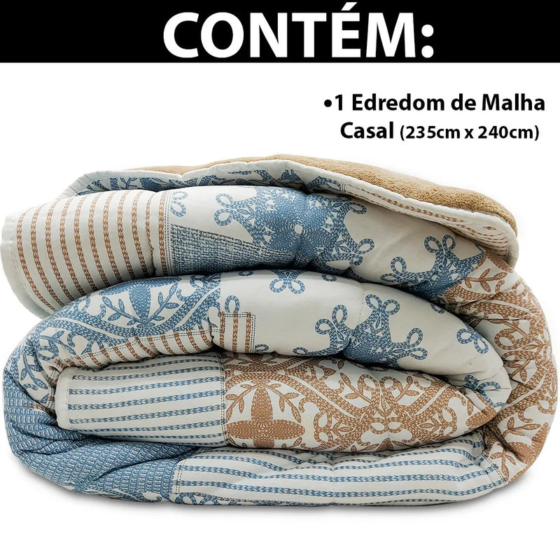 Cotton and Plush Double 100 Anti-allergic Double-sided Duvet 235x240cm - BF Mattrees