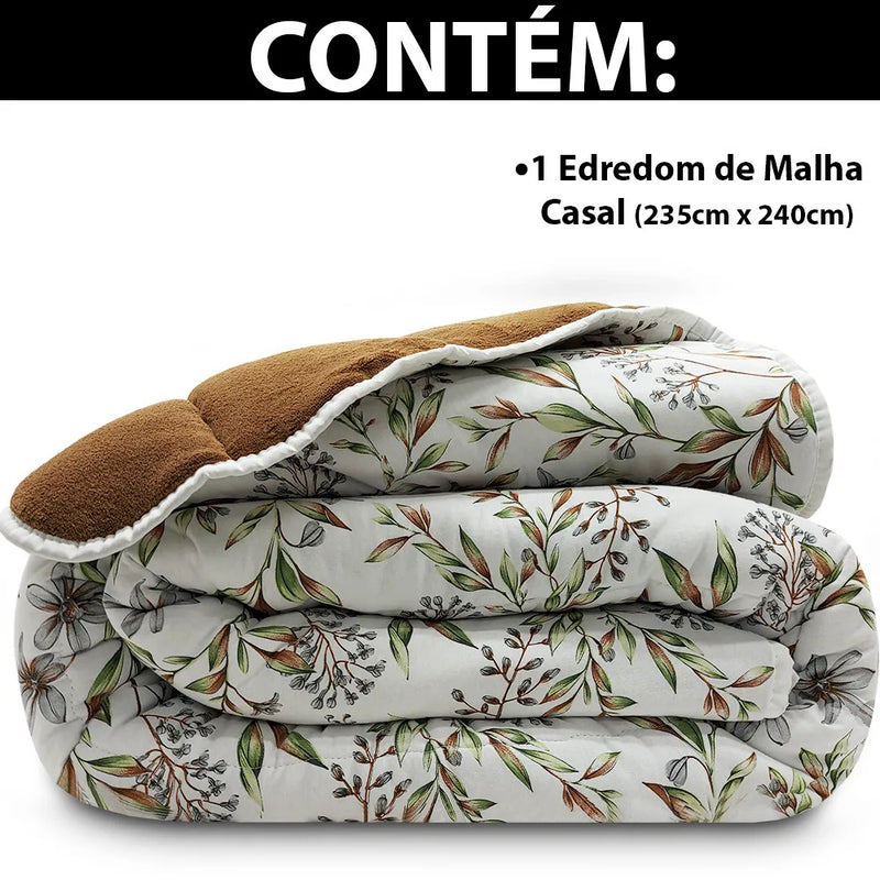 Cotton and Plush Double 100 Anti-allergic Double-sided Duvet 235x240cm - BF Mattrees