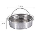 Stainless Steel Kitchen Sink Strainer Plug Close Hole Basin Sink Drain Filter Basket With Handle Drain Kitchen Accessories