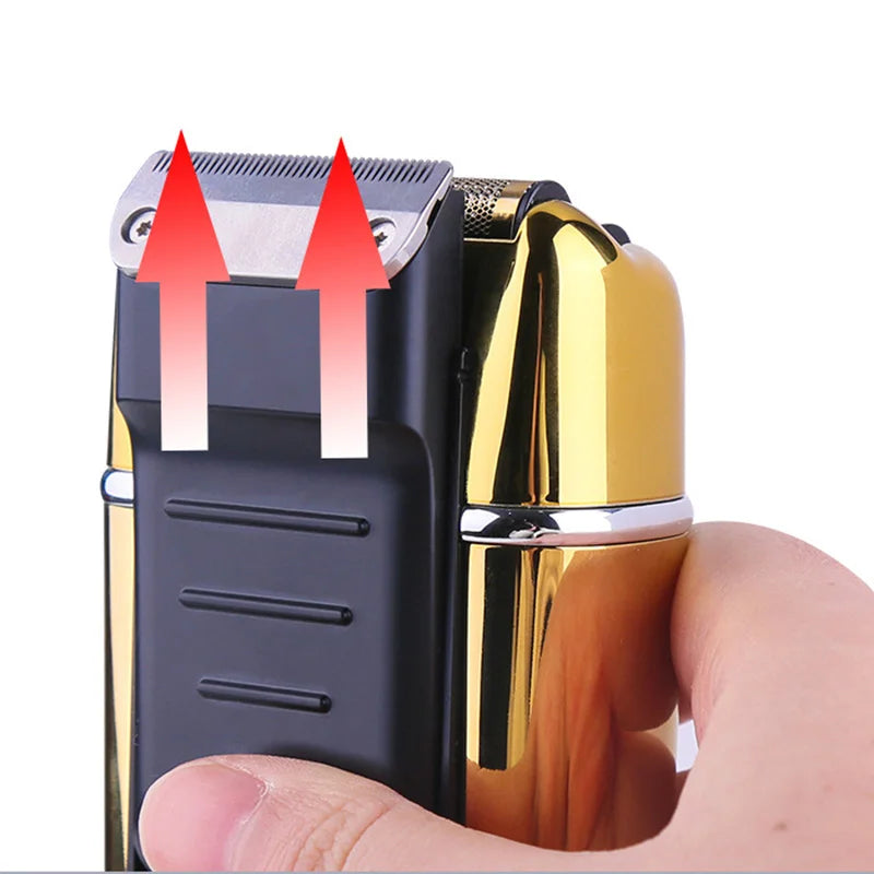 Kemei TX8 All-metal Electric Shaver Men Electric Razor Rechargeable Beard Shaver Floating Hair Trimmer Shaving Machine 8000RPM