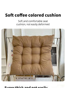 Linen Cushion Pearl Cotton Square Stool Backrest Pillow Home Office Computer Chair Protective Mat Seat Pad Buttocks Chair Mat