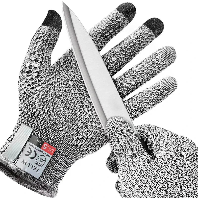 Anti cutting touch screen anti cutting gloves kitchen food grade slaughter and fish killing anti cutting gloves