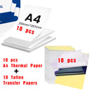 Portable Printer Thermal Tattoo Stencil PDF Word Office Print A4 Wireless Transfer Photo Bluetooth Machine Use SmartPhone