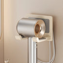 Suporte de secador de cabelo de parede compatível com organizador de metal com almofada antiderrapante, organizador de acessórios para prateleiras de banheiro de quarto