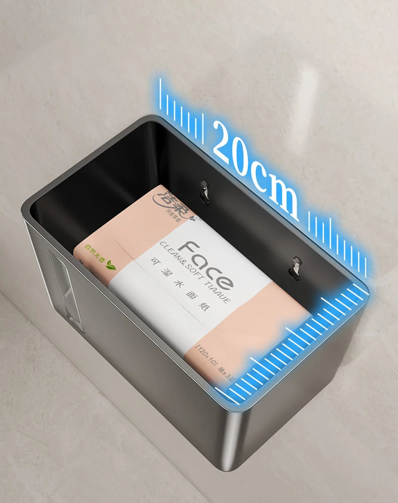 Bathroom Accessories Paper Towel Dispenser Wall Tissue Dispenser Paper Towel Holder Punch Free Towel Dispenser for Toilet