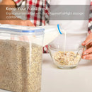 Food Storage Containers with Lids Stackable Treat Box Containers for Kitchen Pantry Organization Containers for Rice Dispenser