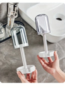 Suporte para escova de dentes com tampa de poeira,