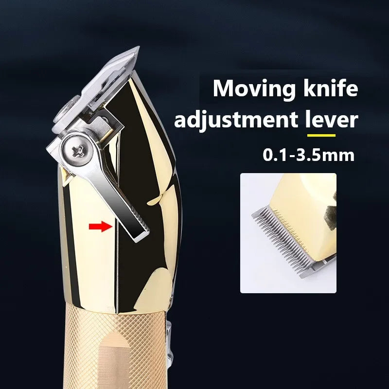 Kemei Tx1 Full Metal Electric Shaver for Men Hair Beard Electric Razor Bald Head Shaving Machine Finishing Fades Rechargeable