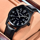 MAOYUAN 2025 New Top Men's Watch Calendar Sports Leisure Fashion Style Brown Black Leather Waterproof Quartz Watch
