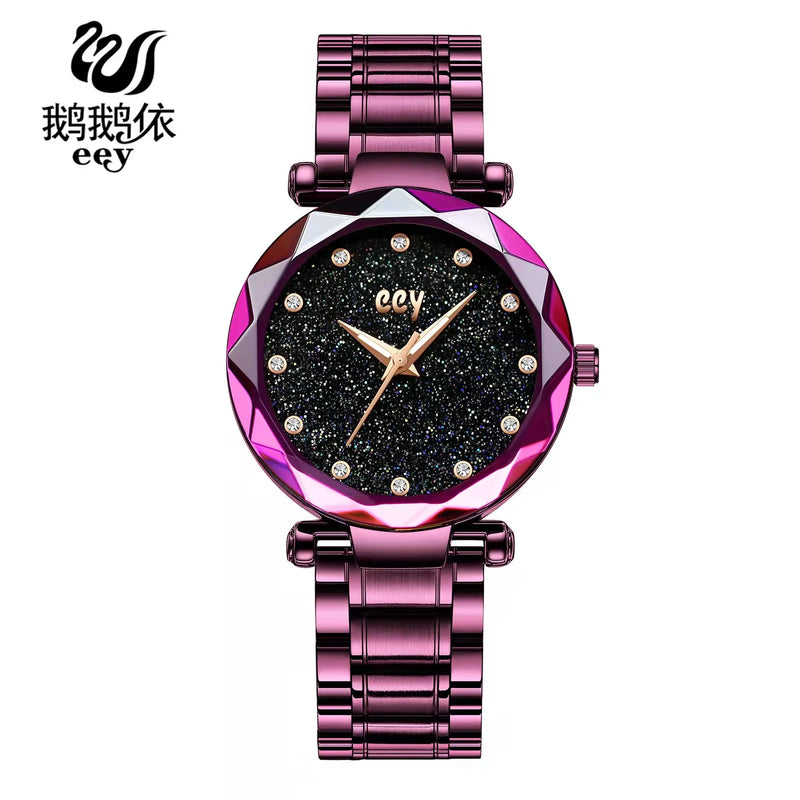 High-grade waterproof luminous new men's watch steel belt quartz watch live burst male wristwatch men watch