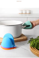 1PC Thick Silicone Oven Gloves Heat Resistant Anti-Scald Gloves for Cooking Pinch Grips Pot Holder Silicone Kitchen Accessories