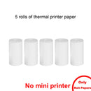 Mini Printer, Portable Thermal Printer Efficiently and Quickly, Inkless Pocket Photo Printer for Study Notes, Pictures, DIY