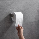 No Punching Toilet Paper Holder Self Adhesive Toilet Roll Paper Holders Bathroom Kitchen Paper Roll Holder Bath Towel Holder