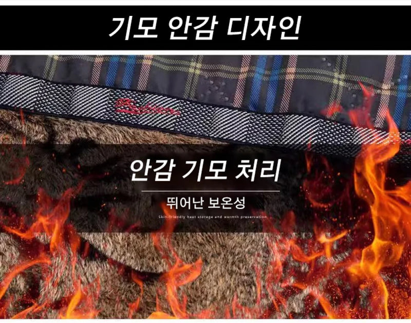 Winter new Haining leather leather jacket male middle-aged dad installed sheepskin casual big yards leather jacket coat padded