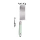 Crinkle Fry Cutter Potato Slicer French Fry Cutter Stainless Steel Long Handle Food Chopper Vegetable Chopping Tools Kitchen