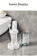 Suporte para escova de dentes com tampa de poeira,