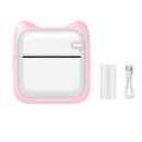 Mini Printer, Portable Thermal Printer Efficiently and Quickly, Inkless Pocket Photo Printer for Study Notes, Pictures, DIY