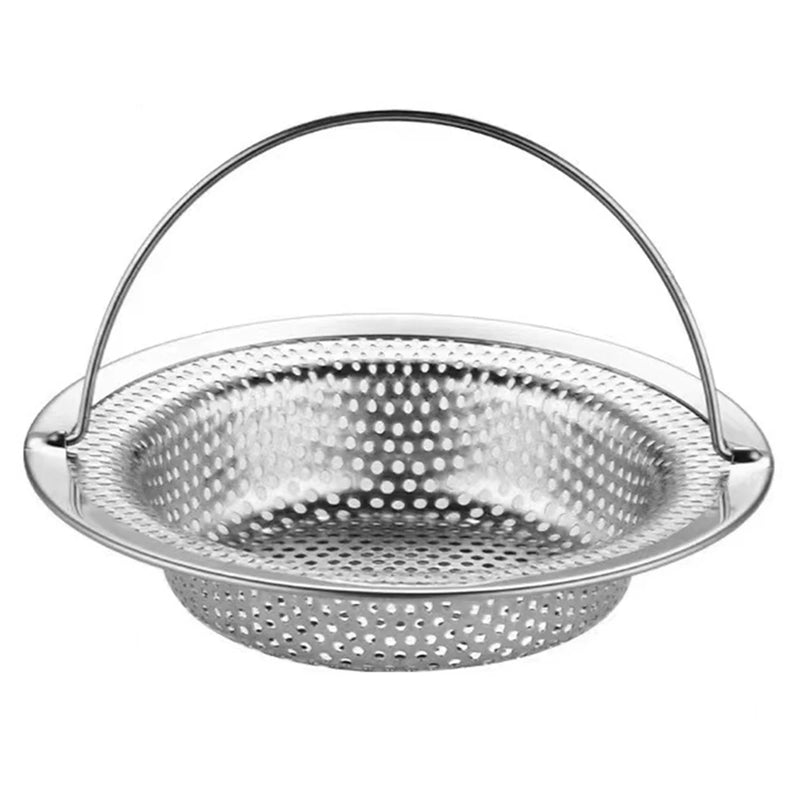 Sink Strainer With Handle Stainless Steel Sink Strainer Kitchen Sink Sink Strainer Clogging Protection Kitchen Drain Sink
