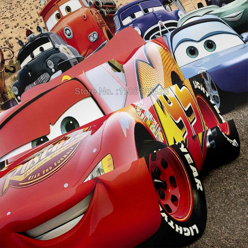 Cars Lightning McQueen Mater 3D Print Bedding Set Comforter Cover With Pillowcase Soft Duvet Cover Set for Children Boys Gift ﻿