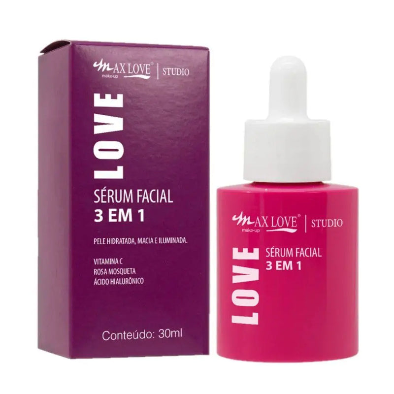 Kit C/3 Serum Max Love 3 in 1 + Rose Mosquette + 10 in 1