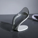 Bathroom Soap Holder Leaf Shape Dish Soap Kitchen Sponge Soap Box Storage Non-slip Drain Soap Case Container Bathroom accessorie