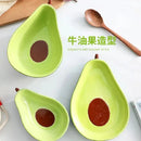 Creative Ceramic Salad Plate Small Avocado Carrot Dish Dessert Bowl Fruit Salad Serving Plate