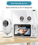 4.3 Inch Video Baby Monitor With Digital Zoom Surveillance Camera Auto Night Vision Two Way Intercom Babysitter Security Nanny