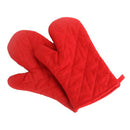 1PCS Oven Mitts Heat Resistant Microwave Oven Glove Cotton Linen Baking BBQ Non-slip Oven Mitts Kitchen Cooking Supplies Tools