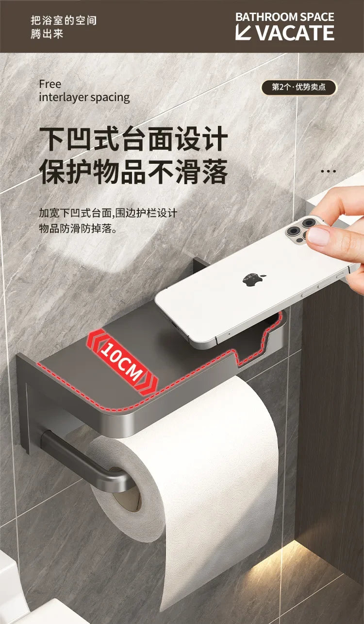 Suporte para papel higiênico Suporte de parede para banheiro