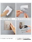 Bathroom Hair Dryer Holder Blower Home Organizer Adhesive Wall Mounted Nail Free No Trace Stickers Hair Care Dryer Storage Rack