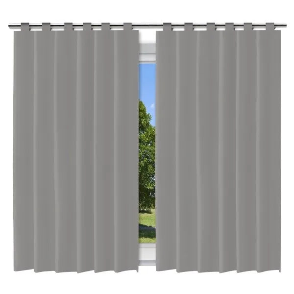 Curtain Blackout Grey Film 280x200cm