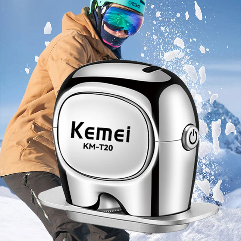 Kemei KM-T20 Mini Men Electric Shaver IPX6 Waterproof Travel Portable Beard Trimmer USB Charging Dry Or Wet Shaver Machine Razor