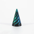 3D Printed Spiral Cone Toy Impossible Pyramid Passthrough Sculpture Pass Through Pyramid Toy Mini Vortex Thread Illusion