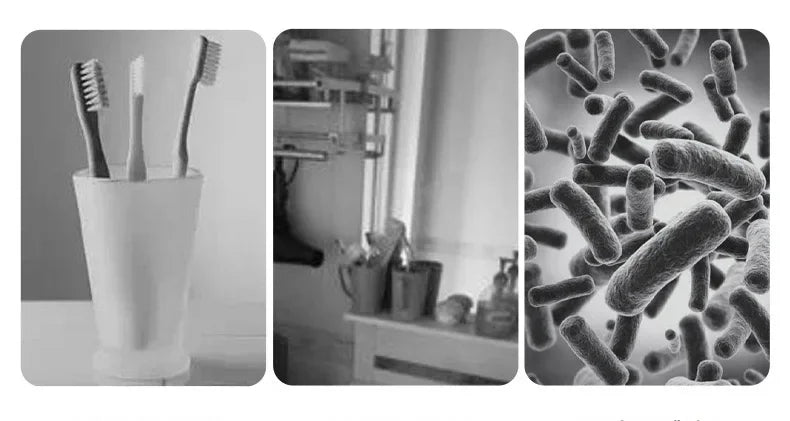 New Bathroom Toothbrush Toothpaste Shelf Simple Advanced All-in-one Toothbrush Mouthwash Cup Bathroom Wash Set Cup Holder