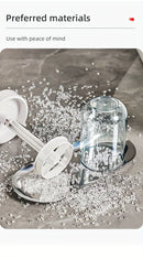 Suporte para escova de dentes com tampa de poeira,